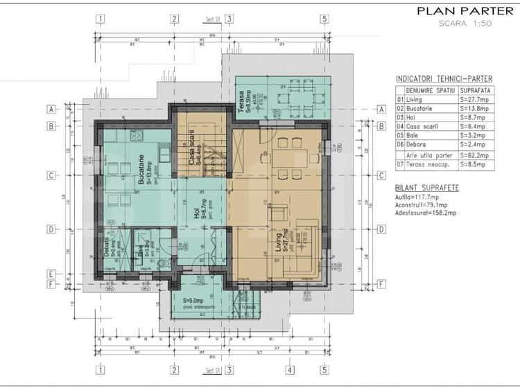 Casa individuala 120 mp utili, zona urbanizata, Chinteni - 4