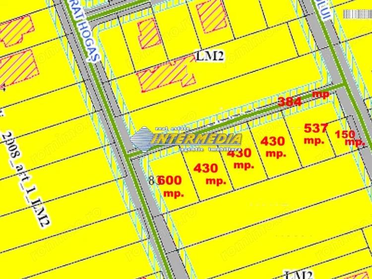 Teren Intravilan 2800 mp parcelat 430-600 mp PUZ Case D+P+1+M toate utilitatile - 1