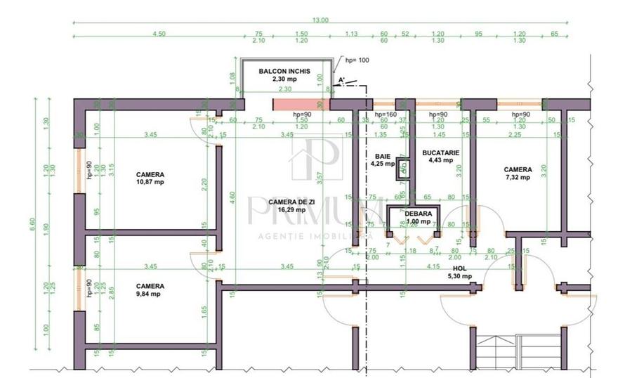 TAKE IONESCU - 4 Camere - RENOVAT - Centrala proprie - Clima - Boxa CF - 14