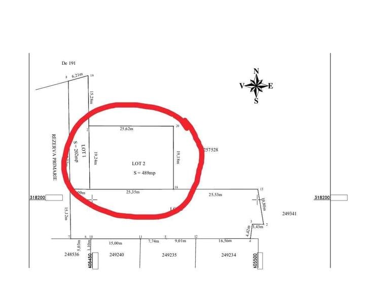 Craiova- Simnicu de Jos, teren intravillan, 489 mp si 852 mp. - 5