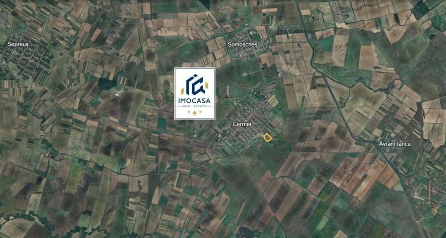 De vanzare Teren intravilan 46.336 mp Cermei Arad, FS DJ793 utilități - 3