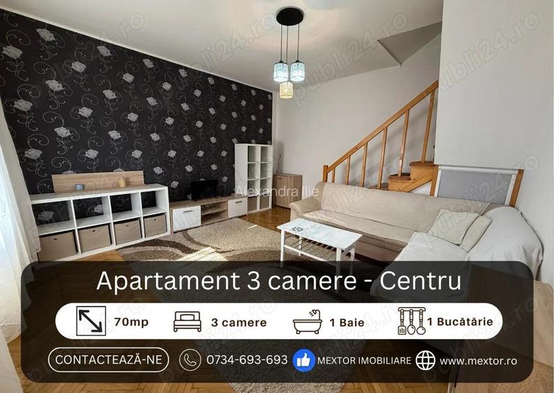 Apartament 3 camere, Centru Apartament 3 camere, Centru