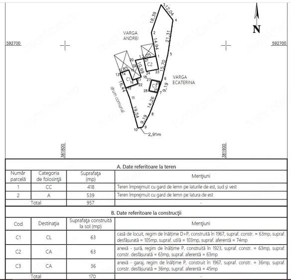 Vand casa cu etaj 4 camere Mera - 6