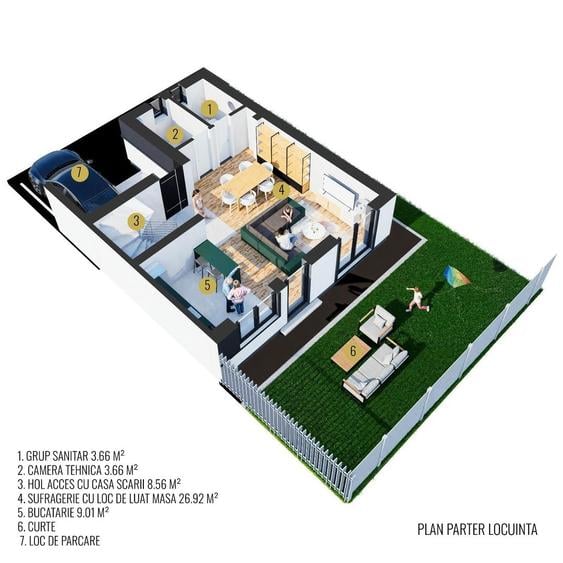Reședință Modernă cu Finisaje Distinse - 2
