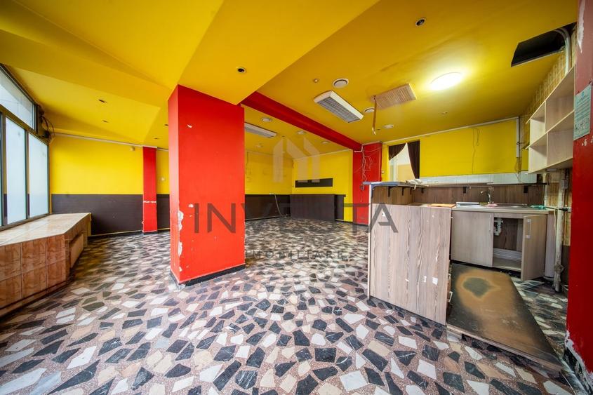 Spatiu comercial de inchiriat -  compartimentat - 125 mp – Manastur - 2