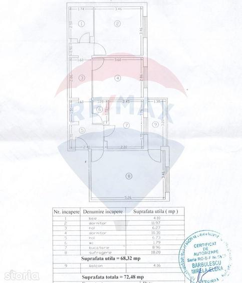 Apartament cu 3 camere de vanzare Tomis Nord - 3