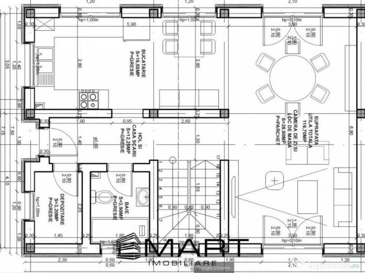 Duplex 117mp teren 300 Sura Mica - 4