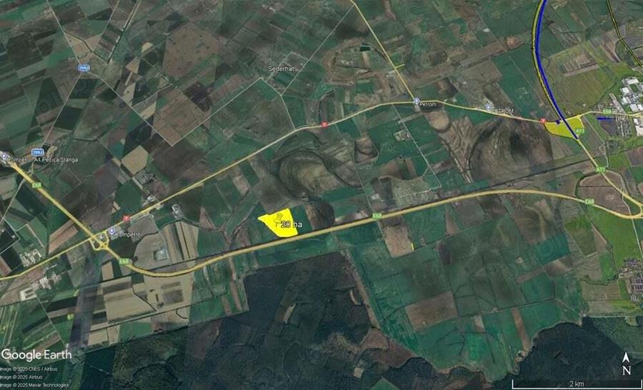 20 ha teren arabil intre Arad si Pecica - 5