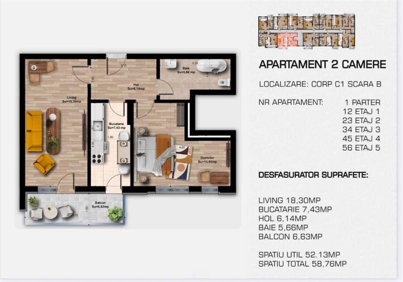 5 Minute Metrou Berceni - Finalizare August 2026 - Studio - 8