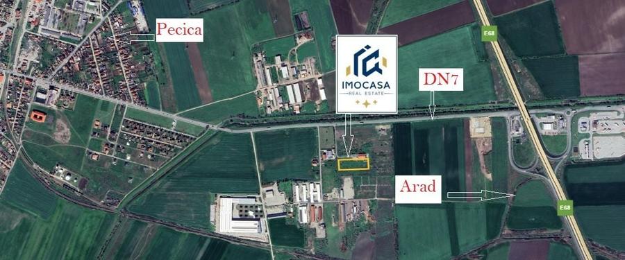 Pecica Jud. Arad Teren Extravilan zona in dezvoltare Vecinatate A1 - 1