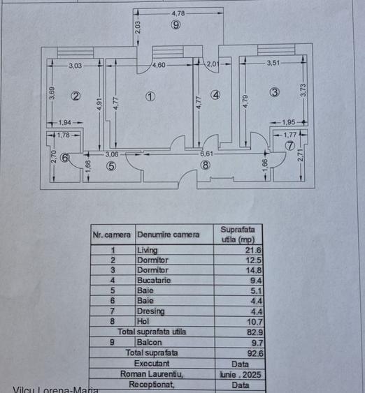 Apartament cu 3 camere în Pipera