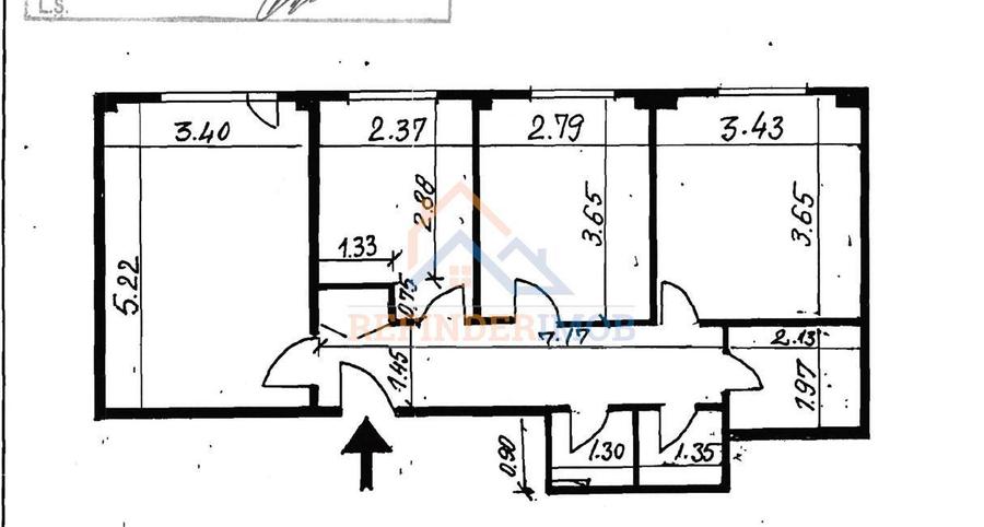 Apartament 3 camere renovat decomandat Timpuri Noi - 1