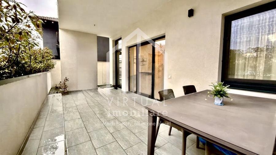 Apartament 3 camere - Mobilat si utilat - 83 mp utili + terasa de 19mp - 14