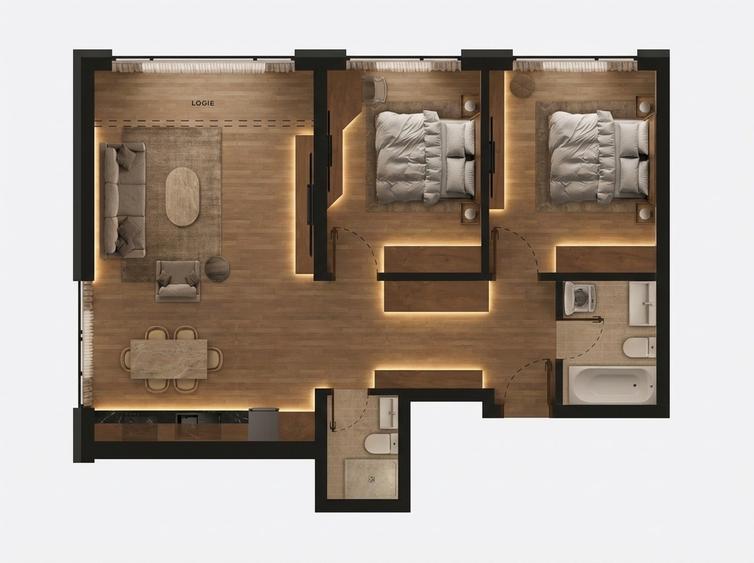Apartament 3 camere | 81 mp| parc | viitoare statie metrou la 5 min | TVA INCLUS - 2