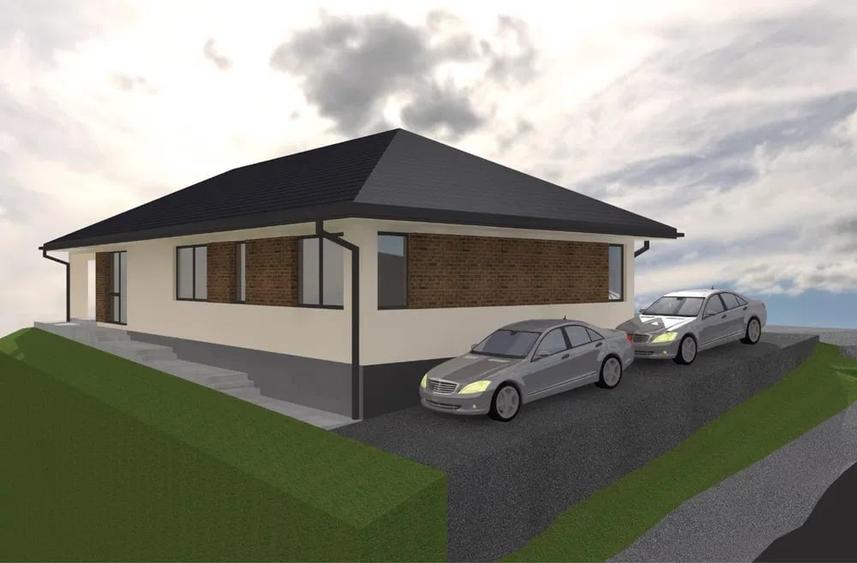 Casa pe un nivel, in Popesti Baciu, 120mp utili, 600mp teren - 7