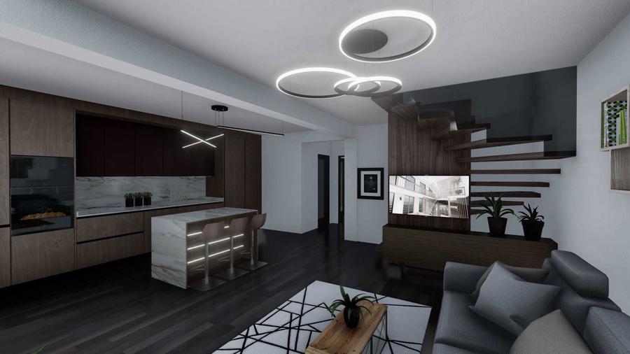 DUPEX MODERN P+M LIVEZENI Autorizatie de construire Teren 636 MP Zona Foarte Buna - 2