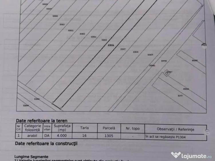 Vand Teren INTRAVILAN 4000mp - Leordeni, Arges - 4