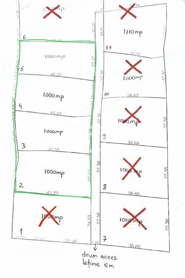 Ultimele 4 terenuri de vanzare Manastirea Humorului 1000mp - 1