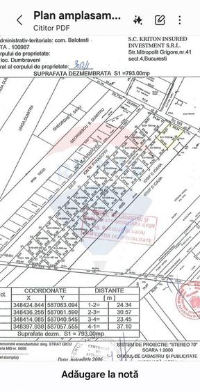 Loturi teren 500 /1000 mp Dumbraveni Balotesti utilitati - 4
