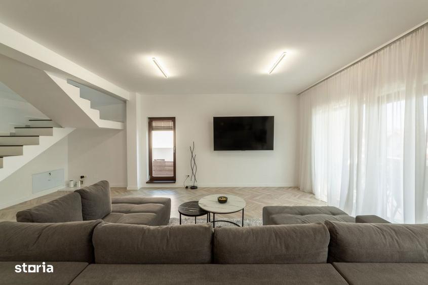 Casa moderna P+1 - complet mobilata - design elegant Geamana Bradu - 19