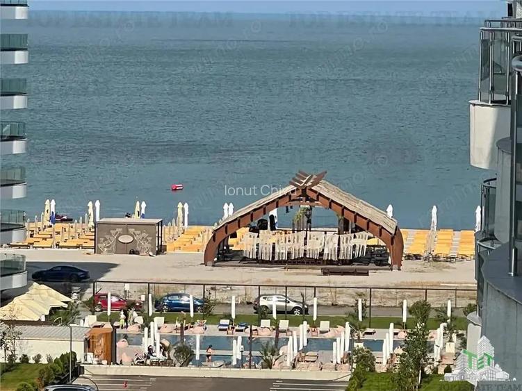 Studio 50m de plaja , mobilat utilat,lux, modern, 46mp, toate utilitatile vedere la Marea Neagra si