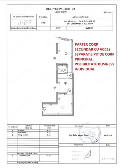Spațiu comercial, de 400 mp, în Siliștea Snagovului