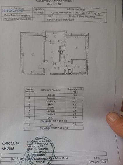 Apartament 2 camere, decomandat, Crangasi - 2