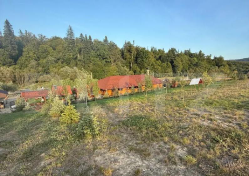 Cabana din lemn rotund, 2 camere, 140 mp, teren 2800 mp, Pal - 7