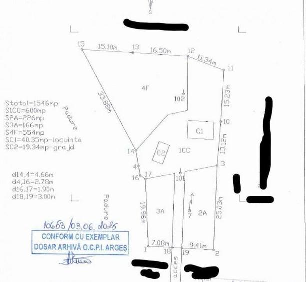 Casa si teren Malureni, cota parte 3/8, ID: R2617738 - 2