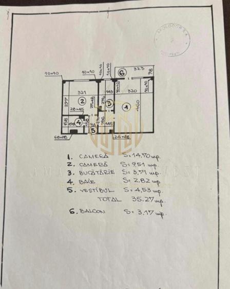 Colentina Aleea Sinaia apartament 2 camere cf 2 pret 58500 eur - 1