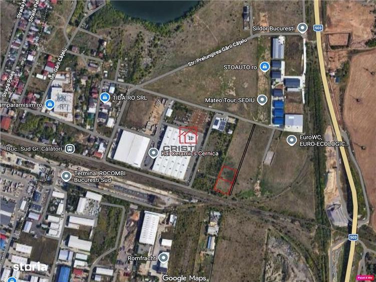 Vanzare teren industrial Pallady - Drumul intre Tarlale - Gara Catelu - 1