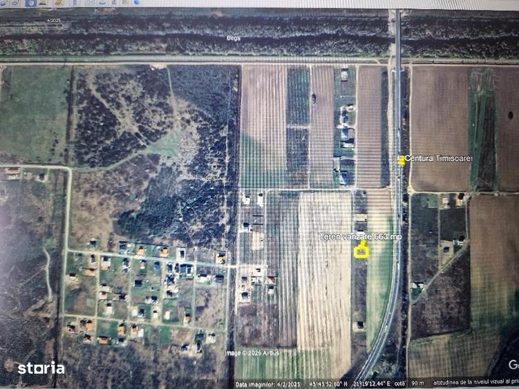 Teren de Vanzare 633 mp in Ghiroda Pret 69.900 Euro - 4