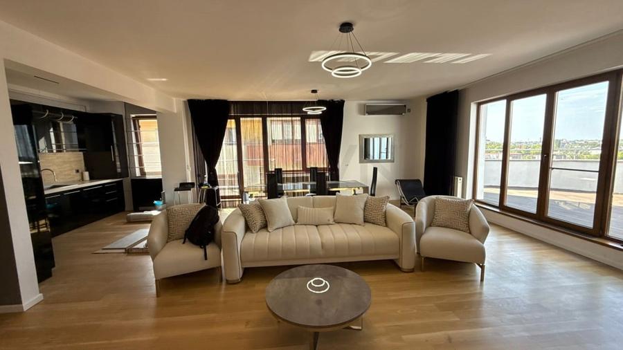 Apartament cu 3 camere decomandat, mobilat în Herăstrău