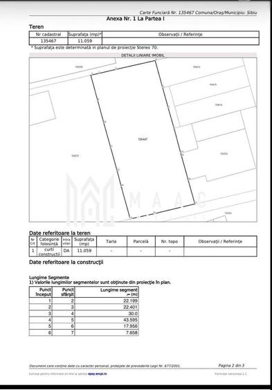 Teren Construcții intravilan de 11000 mp, în Vest
