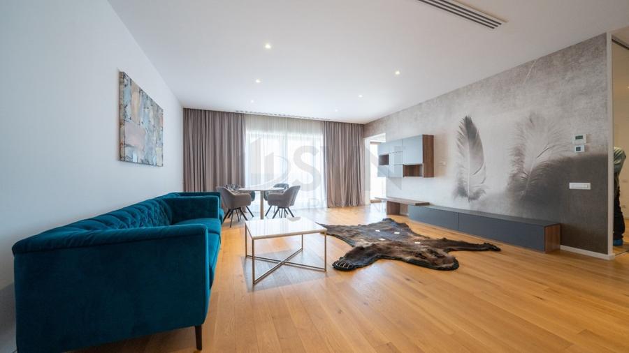 Apartament cu 3 camere decomandat, mobilat în Herăstrău