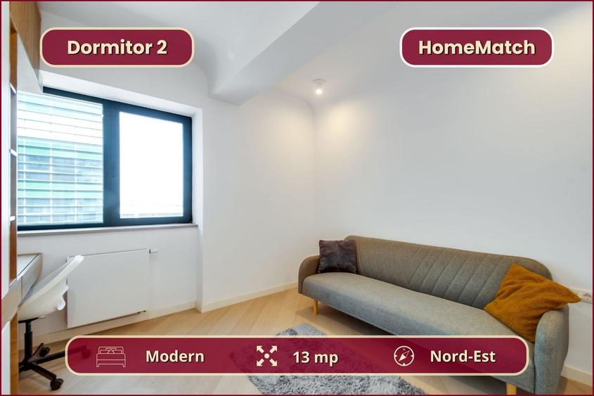 Apartament cu 3 camere decomandat, mobilat în Pipera
