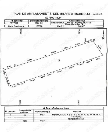 48.500 euro, NEGOCIABIL, 1.100 mp, teren intravilan, Bariera Traian - 3
