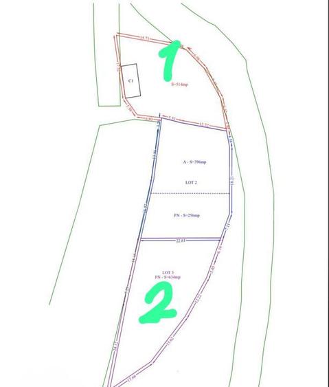 Parcela teren 634 mp, zona Micesti - 1