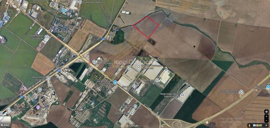 Teren Intravilan Industrial Hale si Birouri, acces DNCB- DN4, A0 Teren Intravilan Industrial Hale si Birouri, acces DNCB- DN4, A0