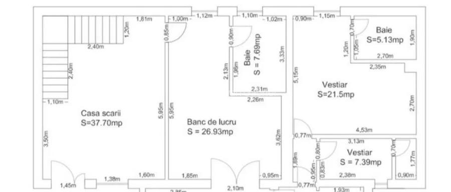Cladire 200 mp, zona Baciu Cladire 200 mp, zona Baciu