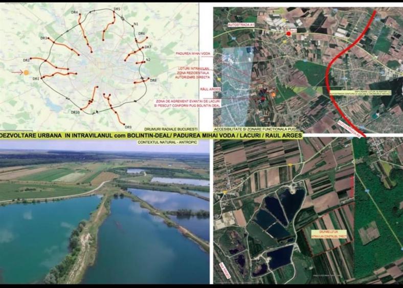 Teren 3.554 mp Bolintin Vale – deschidere la râul Argeș – investiție - 1