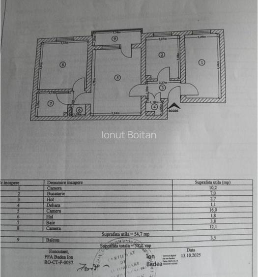 Apartament 3 camere de vânzare – Zona Dacia, Constanța - Ocazie