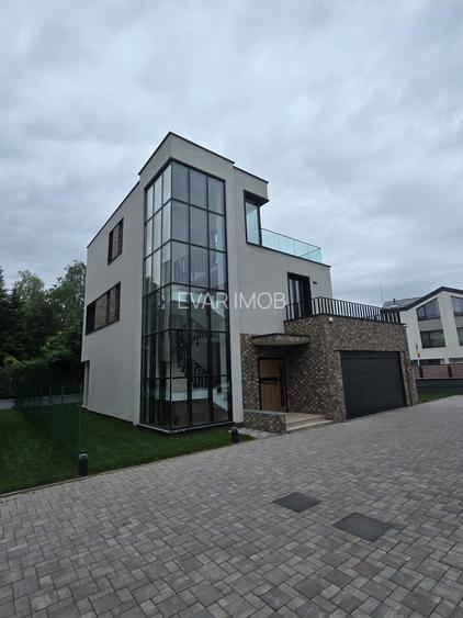 Vila individuala cu piscina-Pipera-Voluntari-garaj propriu-290 mp-COMISION 0%