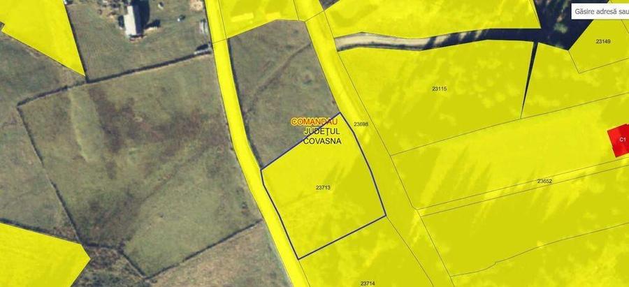 Teren intravilan, 750 mp in loc.Comanda?u, jud.Covasna. - 2