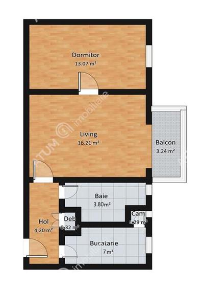 Apartament 2 camere si balcon in zona Dioda din Sibiu - 8