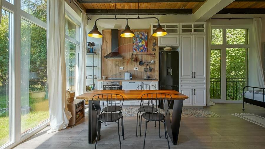 Casă de vacanță nouă, cu pârâu în curte, în inima Cheilor Râșnoavei - 4