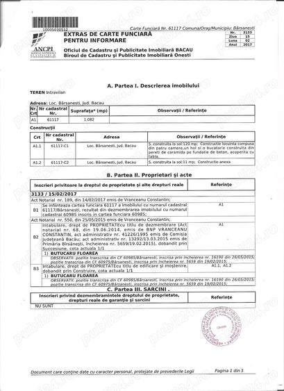 Vand casa 120 mp cu teren 3384 mp Barsanesti - 2