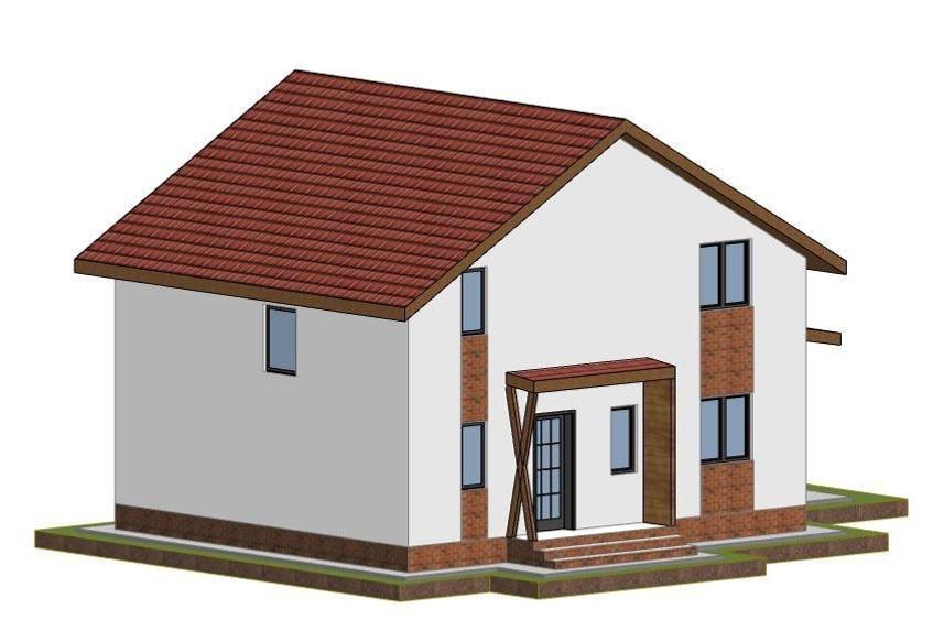 Casa noua, P+E, 5 camere, 2 bai, terasa, teren 400mp, in Lilieci, strada Rozelor - 20