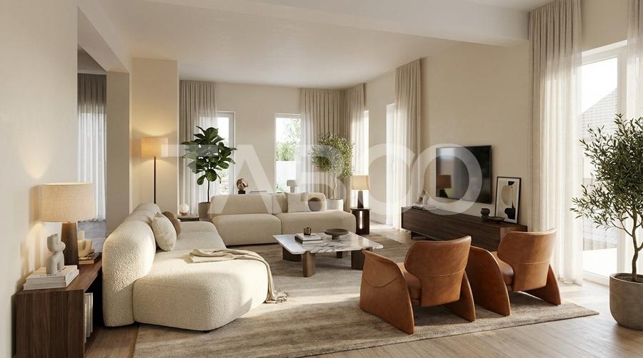 Casa individuala 4 camere de inchiriat garaj terasa Viile Sibiului - 21