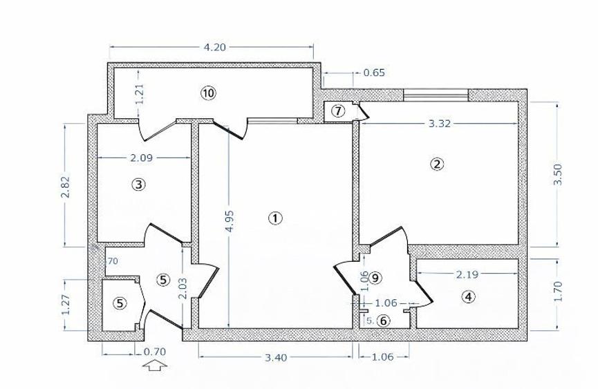 Ap 2 camere |Barbu Vacarescu| Stefan Cel Mare| metrou| Parcul Circului - 1
